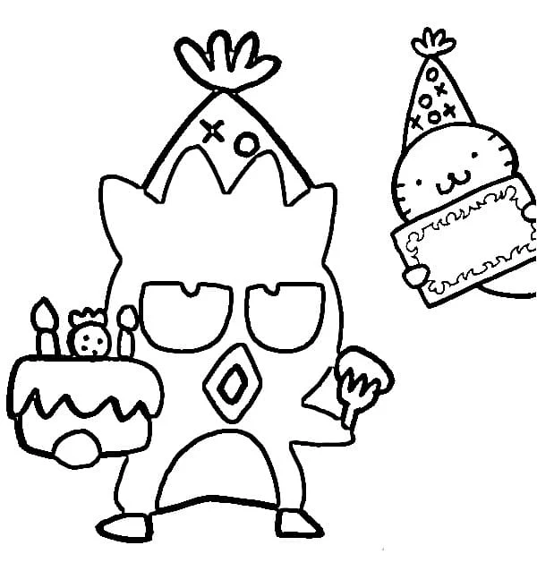 Ilustración Badtz Maru #220284 de la colección Anime y Manga, dibujo para colorear gratis