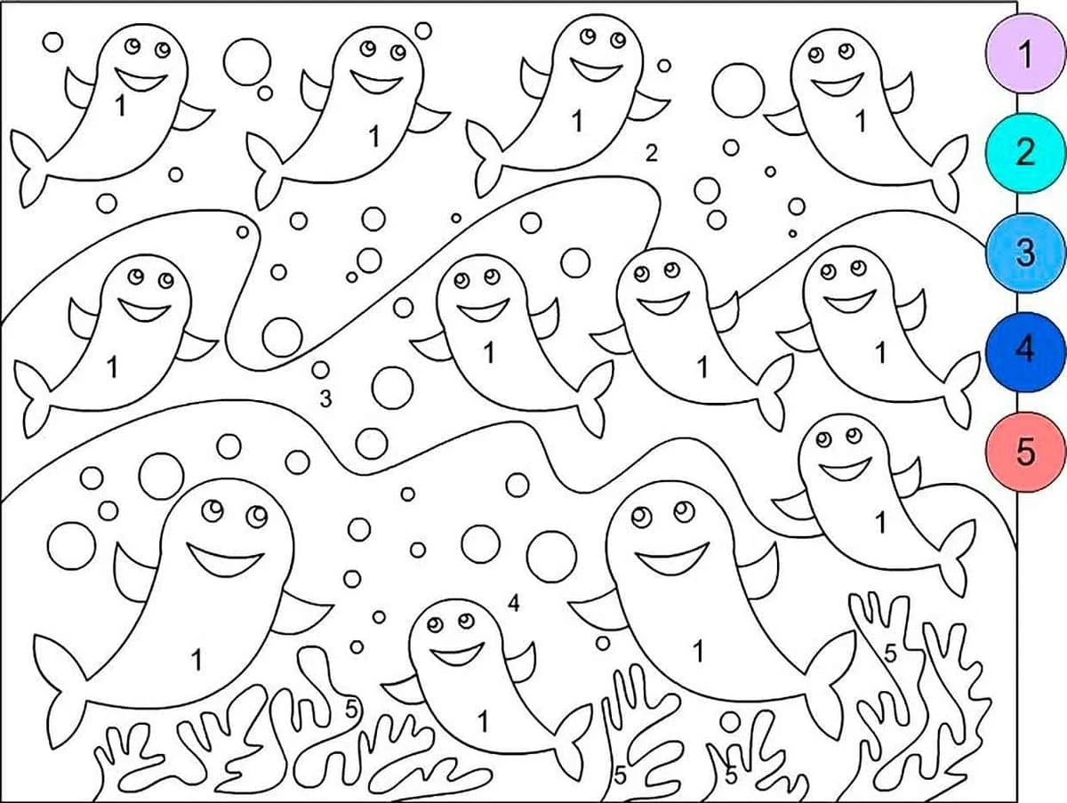 Dibujo gratuito Mágico Fácil #216705 de la coleccion Colorear por Números para imprimir