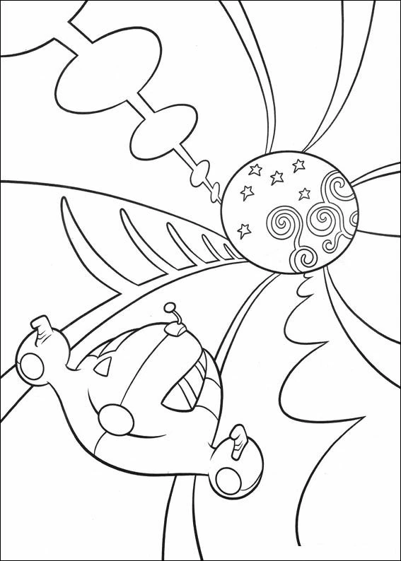Dibujo de Little Einsteins cohete volando hacia un planeta estrellado para colorear