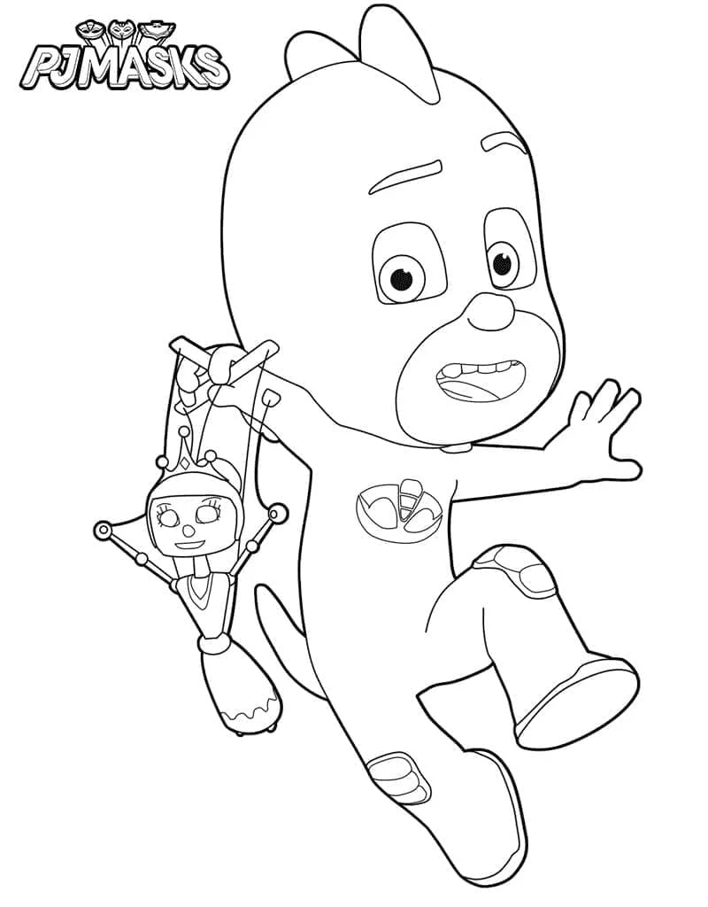 Dibujo gratuito PJ Masks #175843 de la coleccion Dibujos Animados y Series Animadas para imprimir