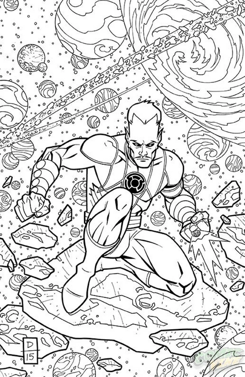 Bonito dibujo Linterna Verde #81444 de la colección Superhéroes y Supervillanos para colorear e imprimir Bonito dibujo Linterna Verde #81444 de la colección Superhéroes y Supervillanos para colorear e imprimir