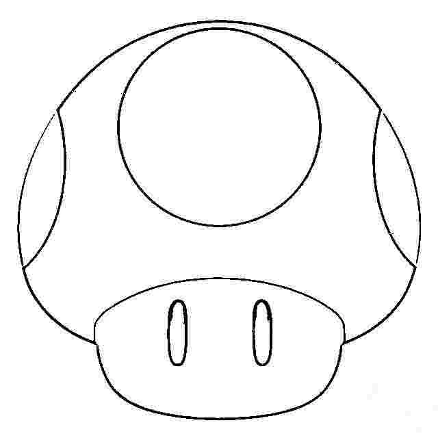 Dibujo de Hongo de Toad para colorear