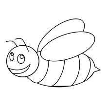 Abeja - Dibujos para colorear gratis