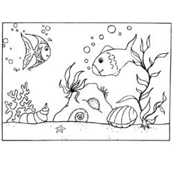 Animales Marinos - Dibujos para colorear gratis