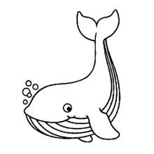 Ballena - Dibujos para colorear gratis