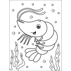 Camarón - Dibujos para colorear gratis