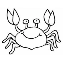 Cangrejo - Dibujos para colorear gratis