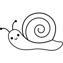 Caracol - Dibujos para colorear gratis