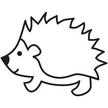 Erizo - Dibujos para colorear gratis