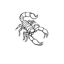 Escorpión - Dibujos para colorear gratis