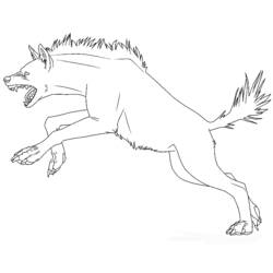 Hiena - Dibujos para colorear gratis