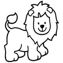 León - Dibujos para colorear gratis