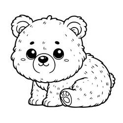 Osito - Dibujos para colorear gratis