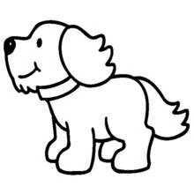 Perro - Dibujos para colorear gratis