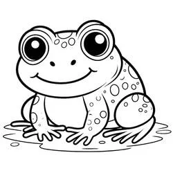 Sapo - Dibujos para colorear gratis