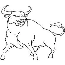 Toro - Dibujos para colorear gratis