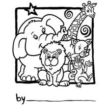 Zoológico - Dibujos para colorear gratis