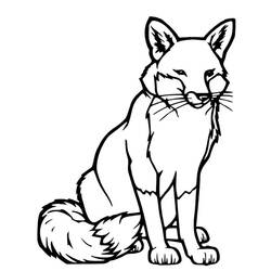 Zorro - Dibujos para colorear gratis