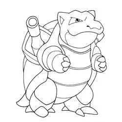 Blastoise - Dibujos para colorear gratis