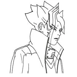 Boruto - Dibujos para colorear gratis