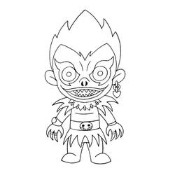 Death Note - Dibujos para colorear gratis