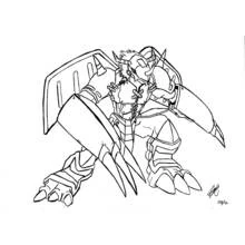 Digimon - Dibujos para colorear gratis