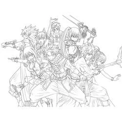 Fairy Tail - Dibujos para colorear gratis