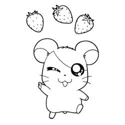 Hamtaro - Dibujos para colorear gratis