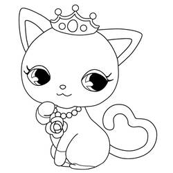 Jewelpet - Dibujos para colorear gratis Jewelpet - Dibujos para colorear gratis