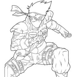 Kakashi - Dibujos para colorear gratis Kakashi - Dibujos para colorear gratis