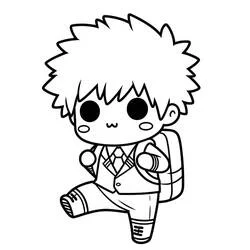 Katsuki Bakugo - Dibujos para colorear gratis