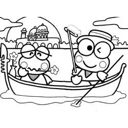 Keroppi - Dibujos para colorear gratis