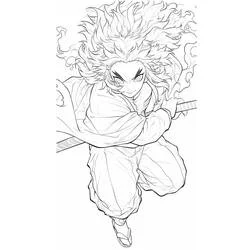 Diseño Kyojuro Rengoku (Anime y Manga) #220430 para colorear, descarga e impresión gratuita