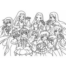 Bonito dibujo Mermaid Melody: Pichi Pichi Pitch (Anime y Manga) #53696 para imprimir y colorear en casa