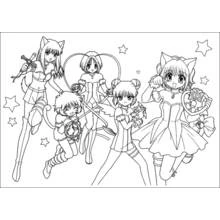 Mew Mew Power - Dibujos para colorear gratis