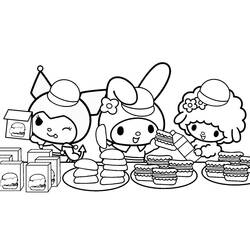 My Melody - Dibujos para colorear gratis My Melody - Dibujos para colorear gratis