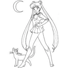 Sailor Moon - Dibujos para colorear gratis Sailor Moon - Dibujos para colorear gratis