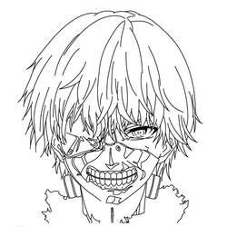 Tokyo Ghoul - Dibujos para colorear gratis