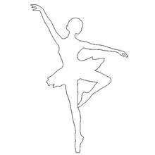 Bailarín - Dibujos para colorear gratis