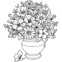 Flor Adulto - Dibujos para colorear gratis