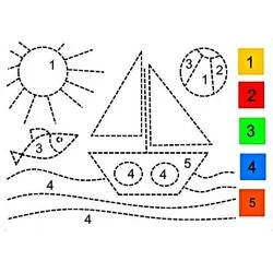 Mágico Jardín de Infantes - Dibujos para colorear gratis