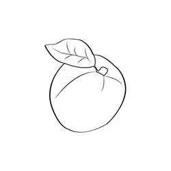 Albaricoque - Dibujos para colorear gratis