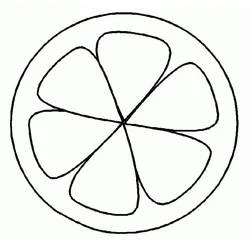 Limón - Dibujos para colorear gratis