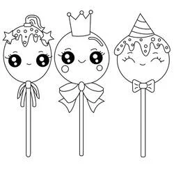 Piruleta - Dibujos para colorear gratis