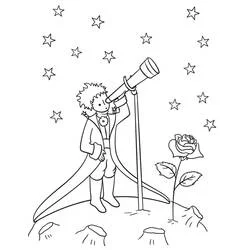El Principito - Dibujos para colorear gratis