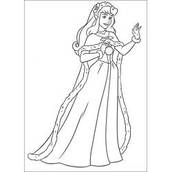 La Bella Durmiente - Dibujos para colorear gratis