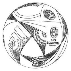 Campeonato UEFA Euro - Dibujos para colorear gratis