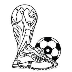 Copa del Mundo - Dibujos para colorear gratis