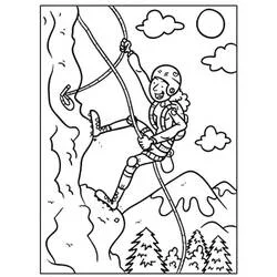 Escalada - Dibujos para colorear gratis
