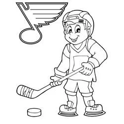 Hockey - Dibujos para colorear gratis